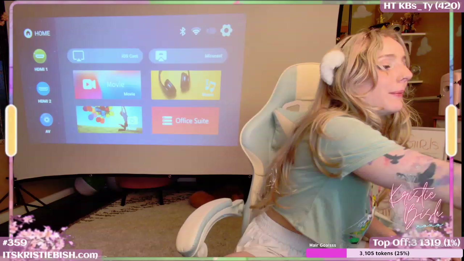 Gallery image thumbnail from KristieBish's myfreecams stream on, 08/28/2023, 04:48 image 7 of 20