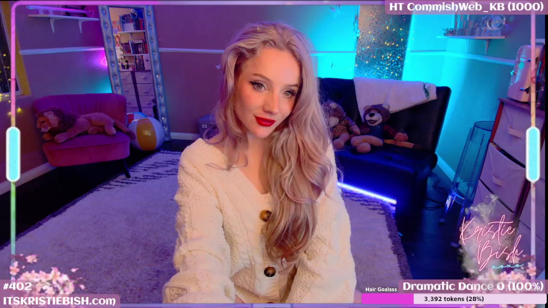 Gallery image thumbnail from KristieBish's myfreecams stream on, 09/01/2023, 04:50 image 12 of 20