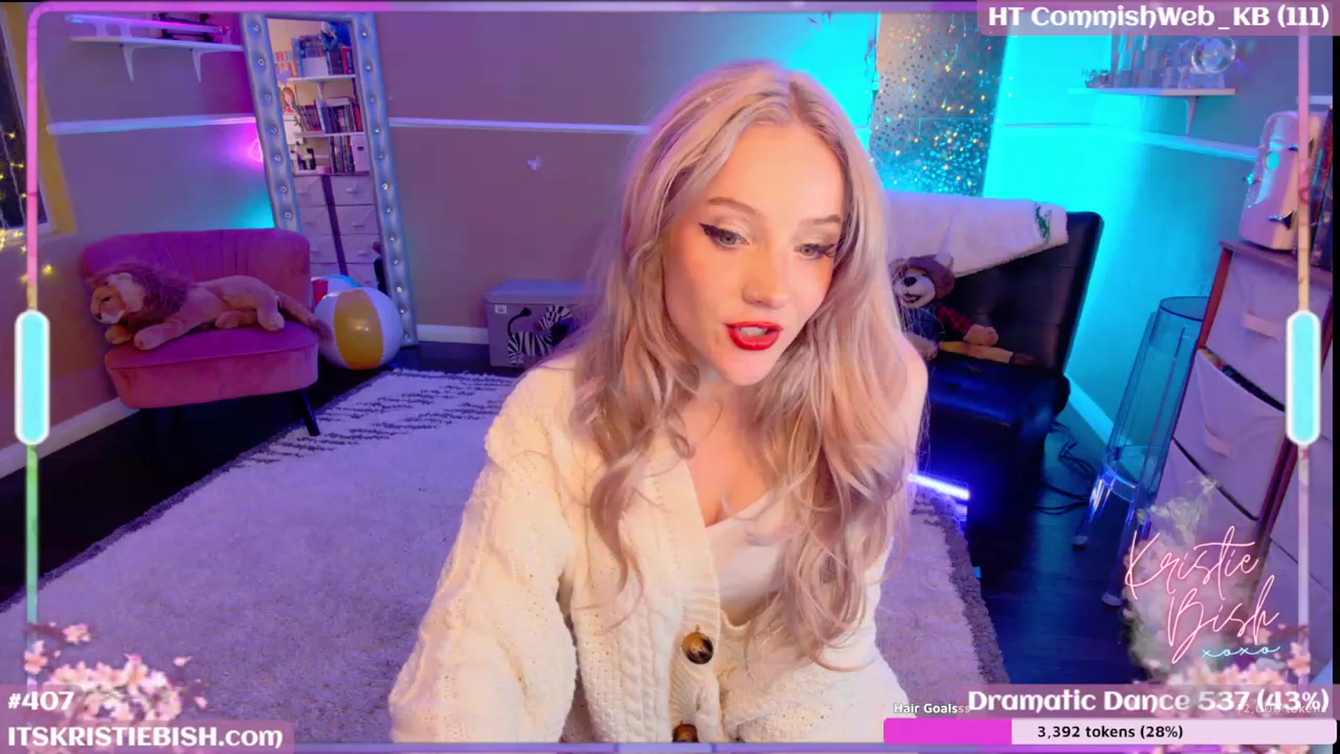 Gallery image thumbnail from KristieBish's myfreecams stream on, 09/01/2023, 04:50 image 6 of 20