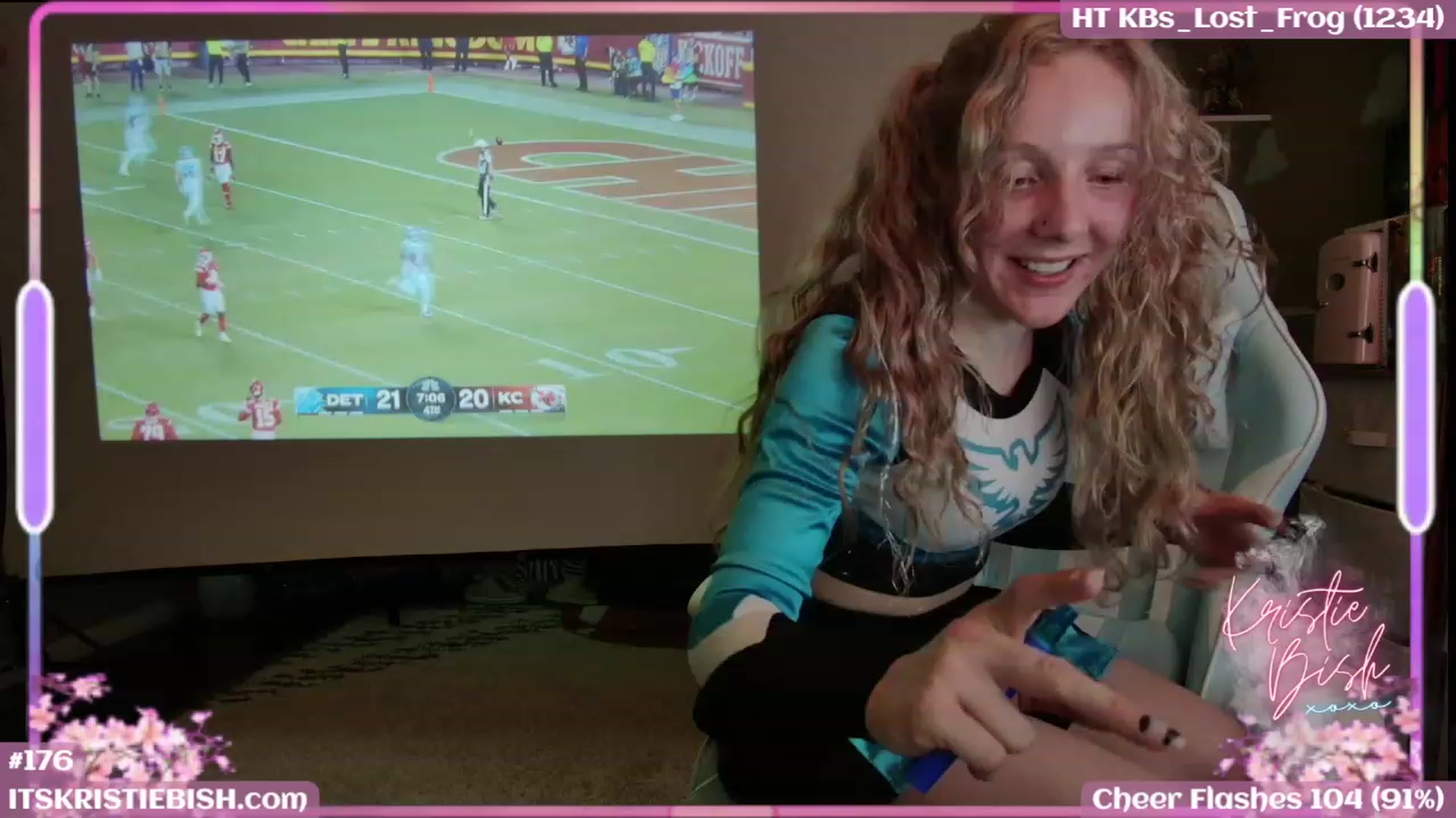 Gallery image thumbnail from KristieBish's myfreecams stream on, 09/08/2023, 05:56 image 9 of 20