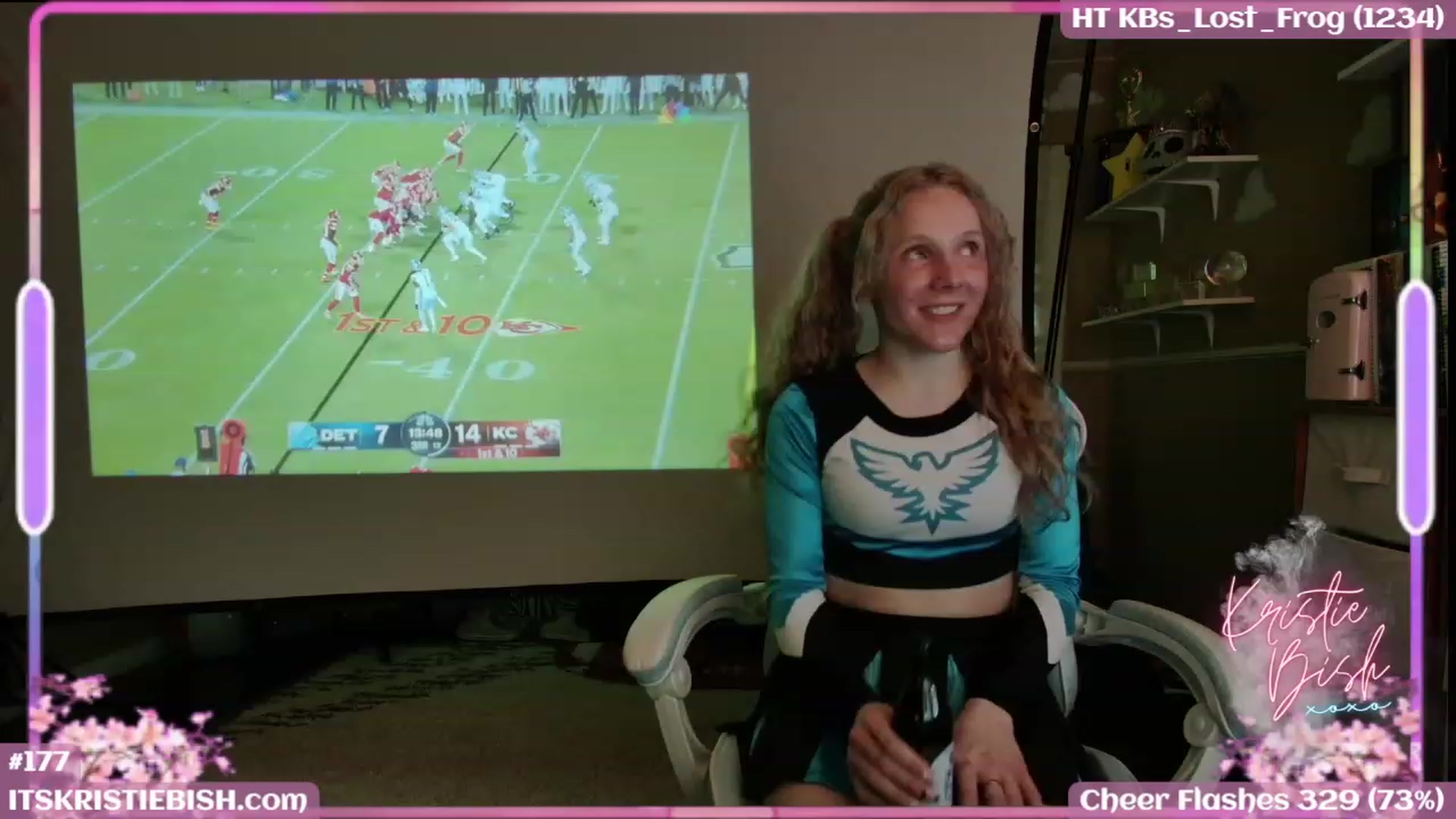 Gallery image thumbnail from KristieBish's myfreecams stream on, 09/08/2023, 05:56 image 4 of 20