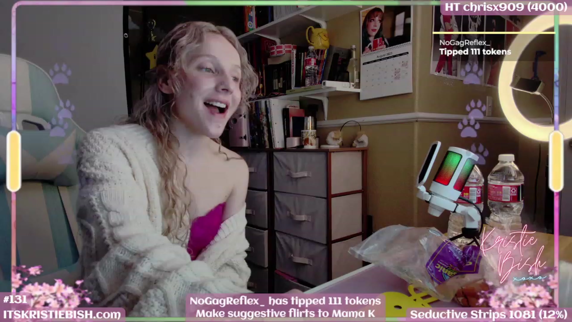 Gallery image thumbnail from KristieBish's myfreecams stream on, 09/10/2023, 05:54 image 3 of 20