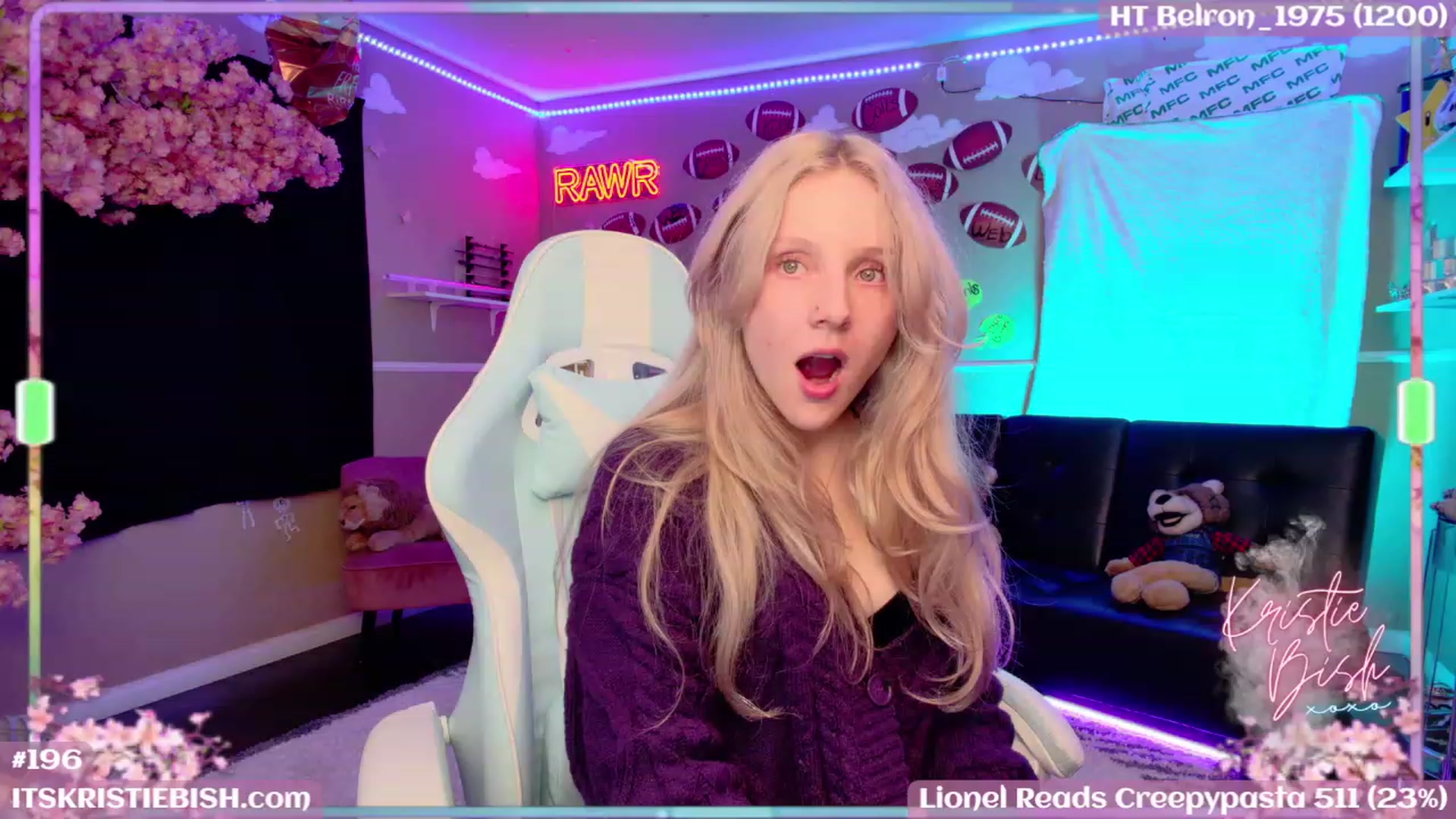 Gallery image thumbnail from KristieBish's myfreecams stream on, 09/14/2023, 06:43 image 12 of 20