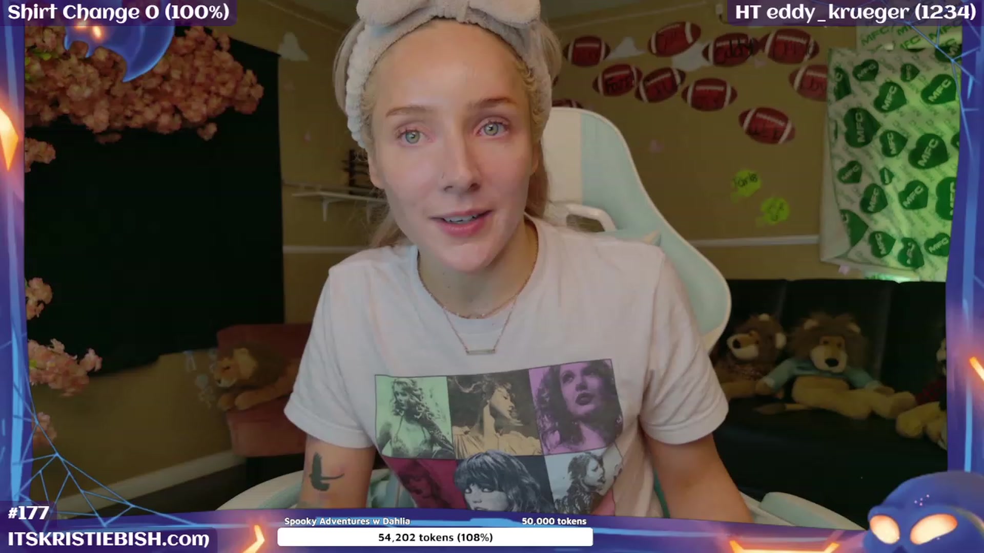 Gallery image thumbnail from KristieBish's myfreecams stream on, 09/22/2023, 23:23 image 10 of 20
