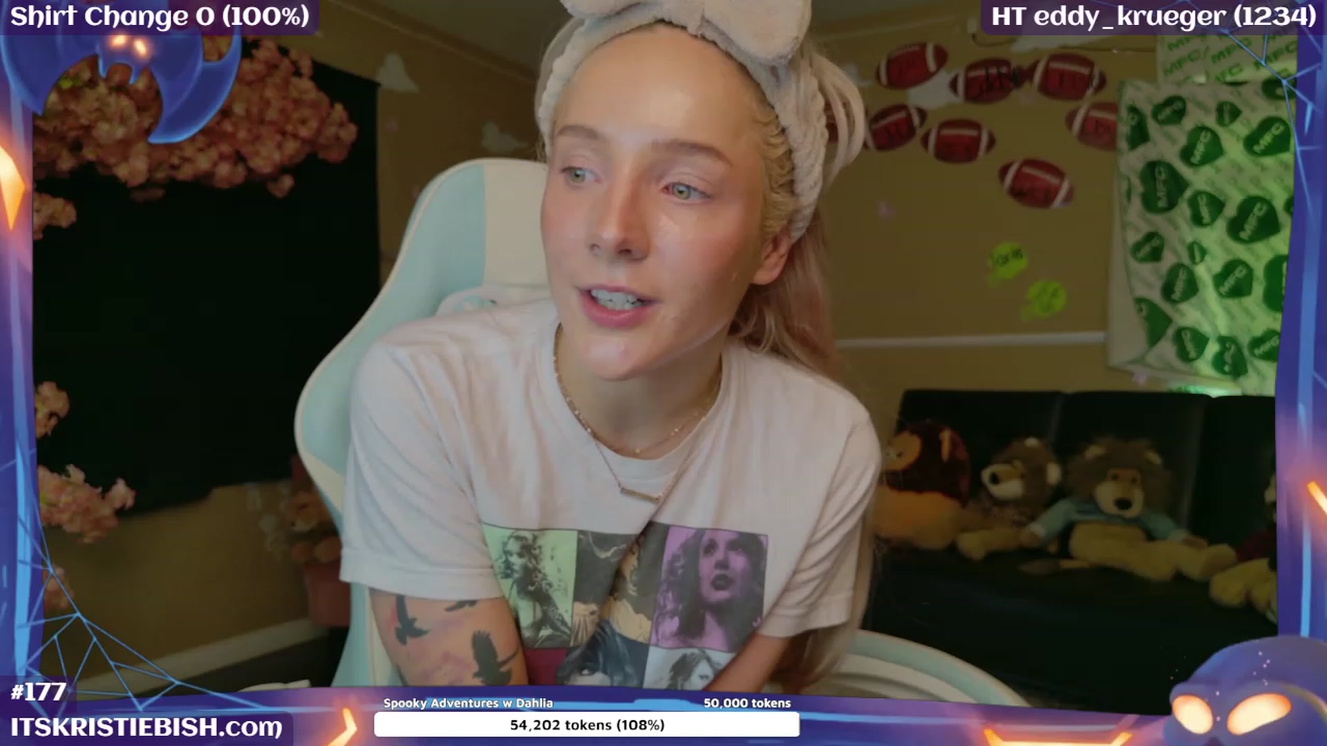 Gallery image thumbnail from KristieBish's myfreecams stream on, 09/22/2023, 23:23 image 17 of 20