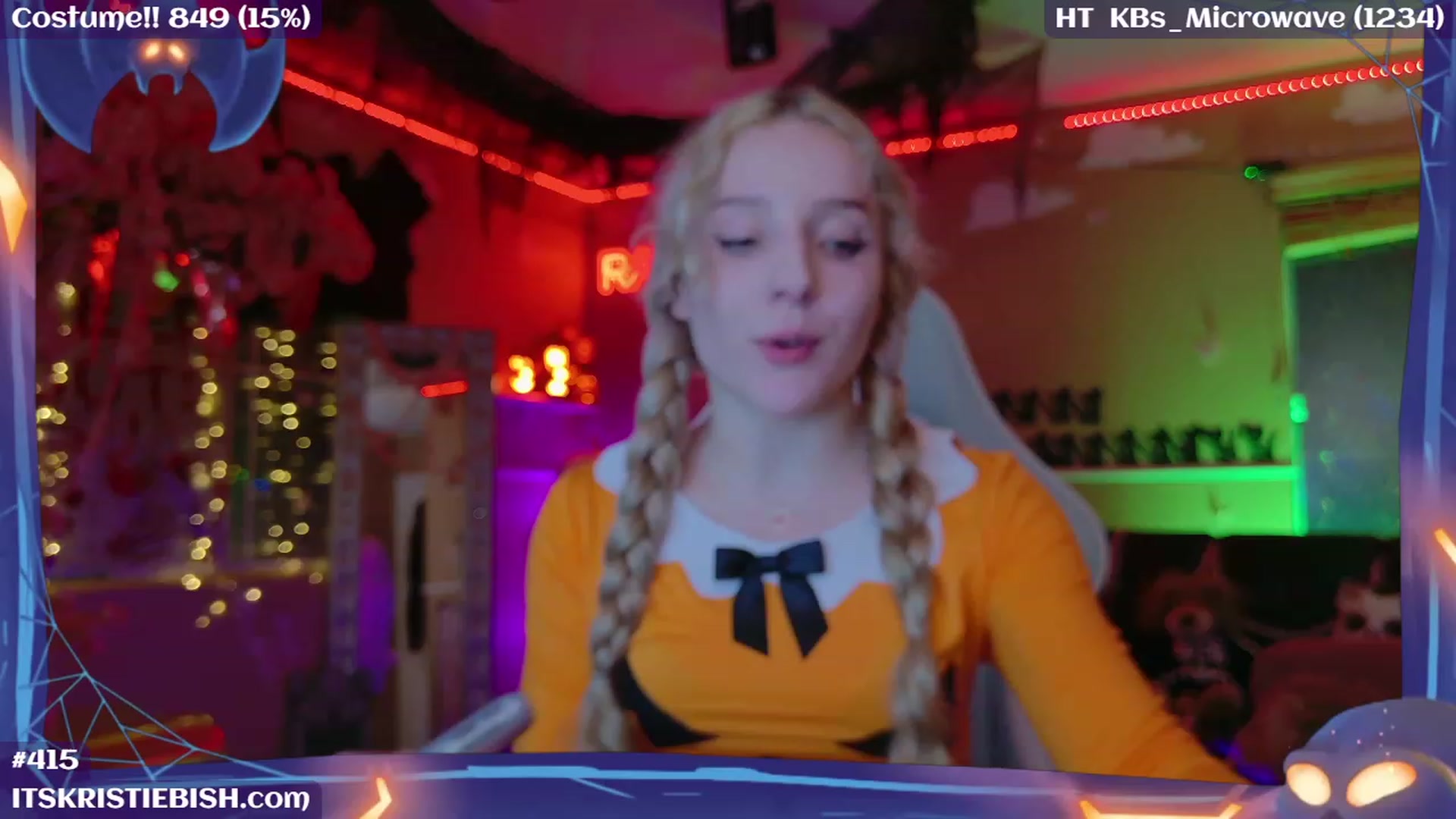 Gallery image thumbnail from KristieBish's myfreecams stream on, 10/08/2023, 04:28 image 13 of 20