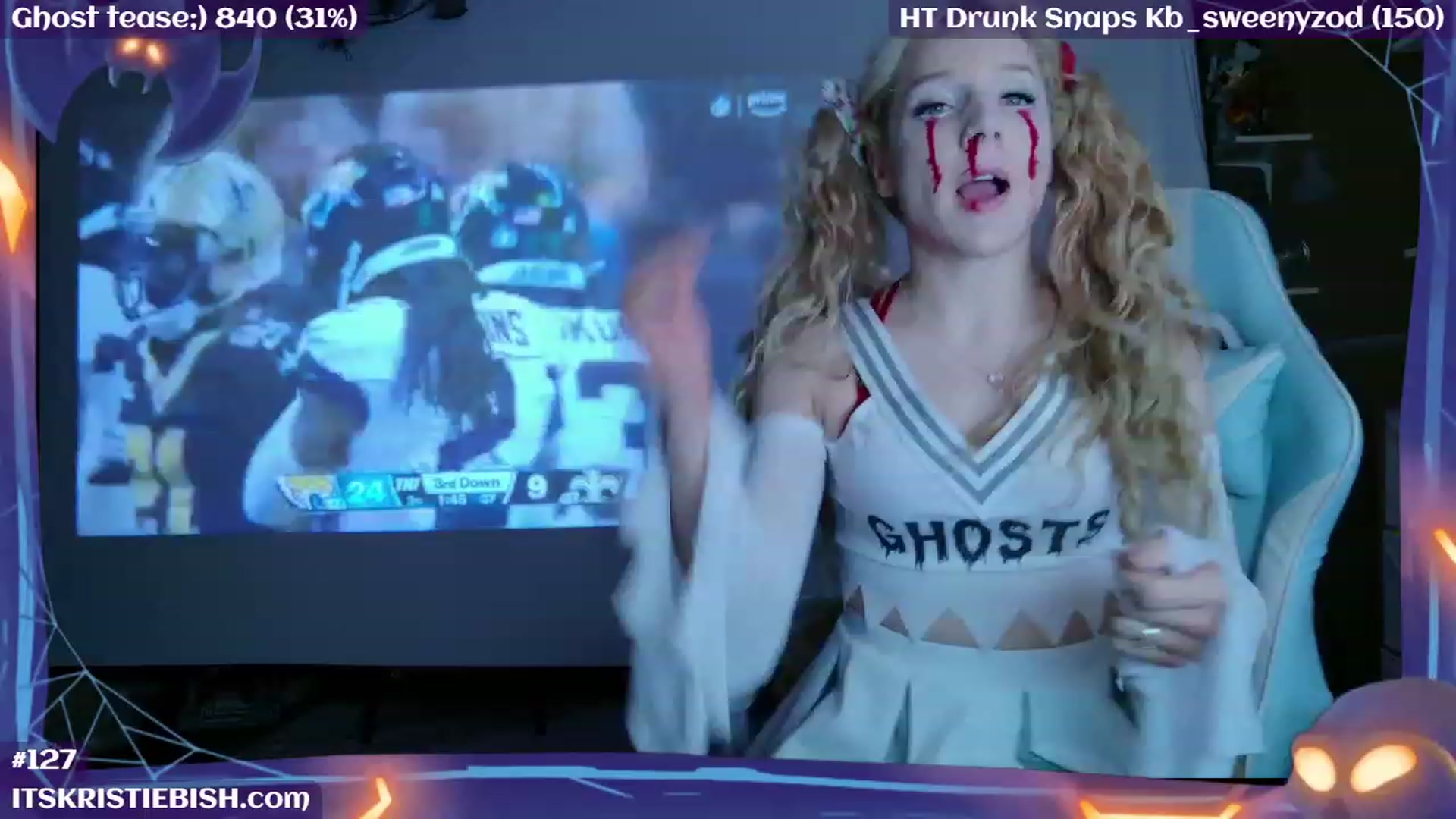 Gallery image thumbnail from KristieBish's myfreecams stream on, 10/20/2023, 04:32 image 6 of 20
