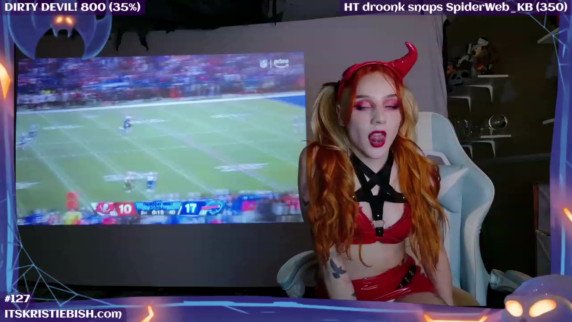 Gallery image thumbnail from KristieBish's myfreecams stream on, 10/27/2023, 02:57 image 5 of 20