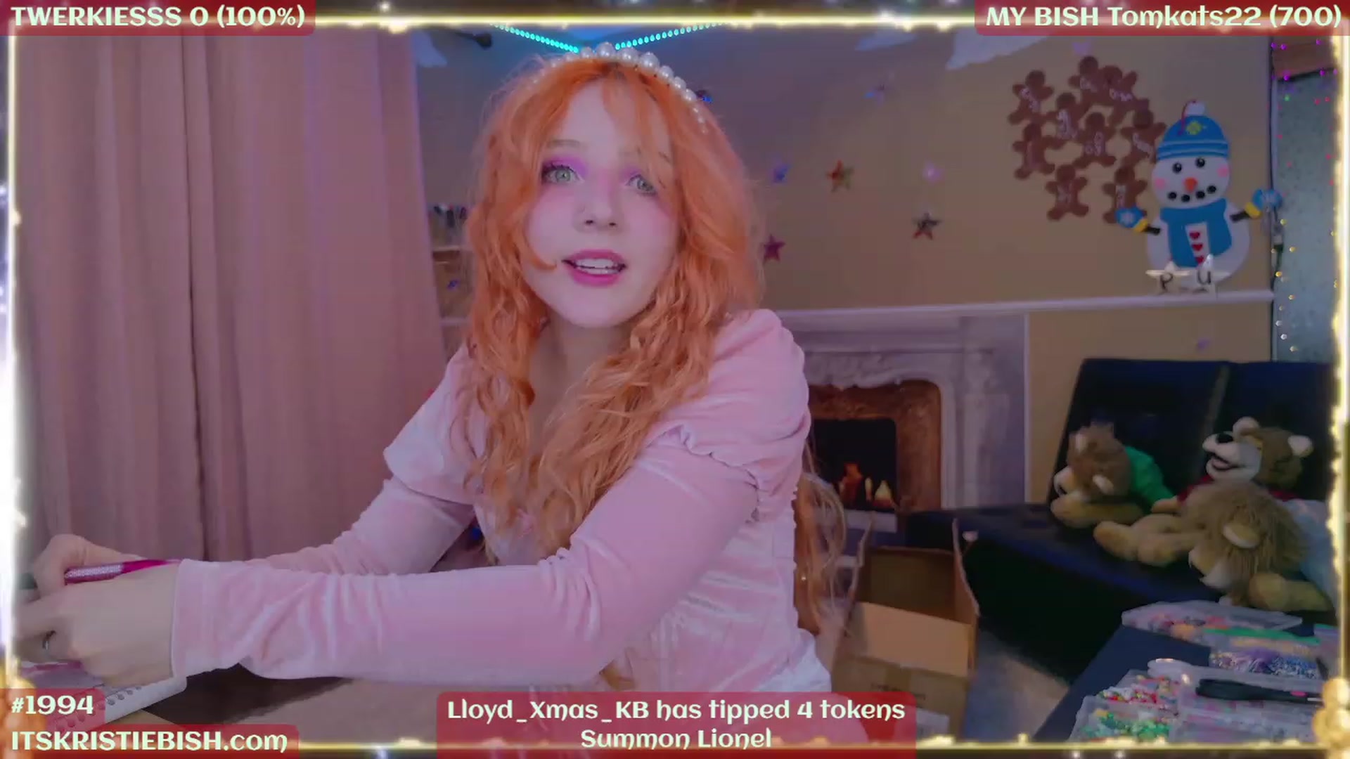 Gallery image thumbnail from KristieBish's myfreecams stream on, 01/12/2024, 07:38 image 10 of 20