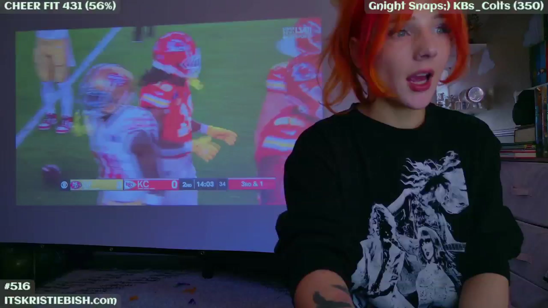 Gallery image thumbnail from KristieBish's myfreecams stream on, 02/12/2024, 24:38 image 6 of 20