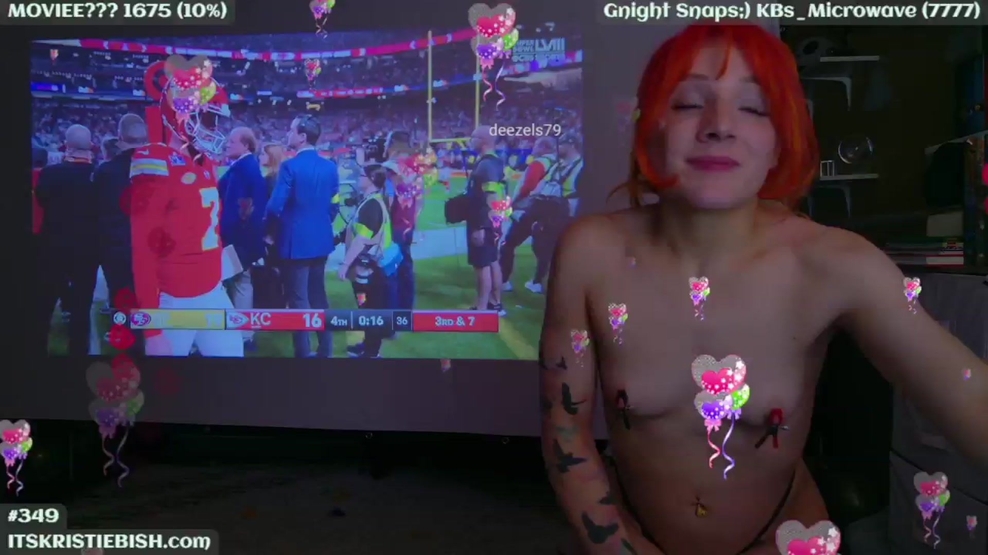 Gallery image thumbnail from KristieBish's myfreecams stream on, 02/12/2024, 03:25 image 9 of 20