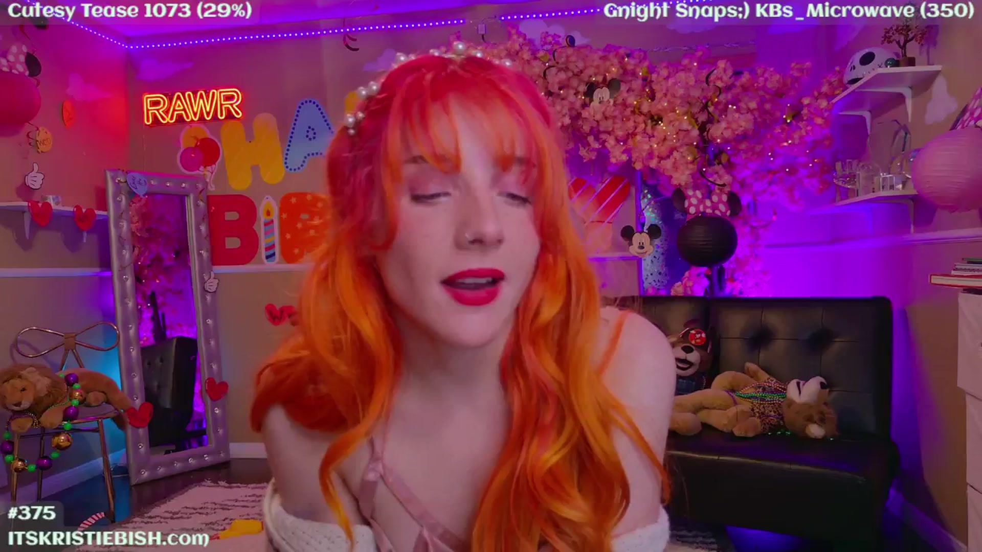 Gallery image thumbnail from KristieBish's myfreecams stream on, 02/19/2024, 06:28 image 11 of 20