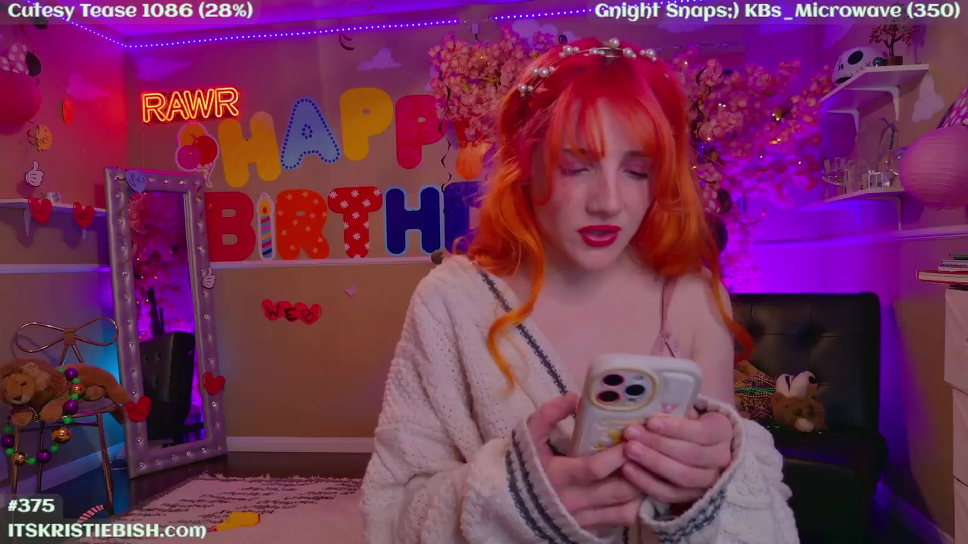 Gallery image thumbnail from KristieBish's myfreecams stream on, 02/19/2024, 06:28 image 9 of 20