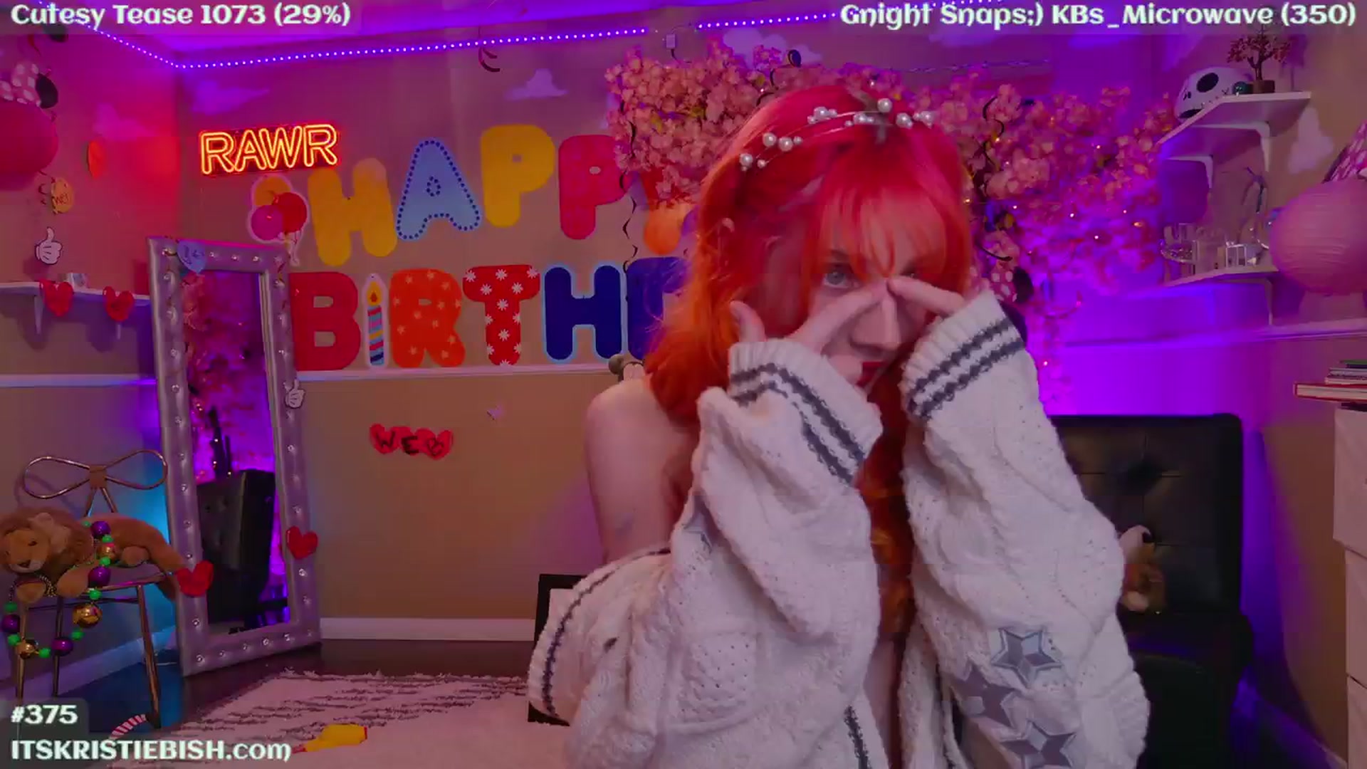 Gallery image thumbnail from KristieBish's myfreecams stream on, 02/19/2024, 06:28 image 10 of 20