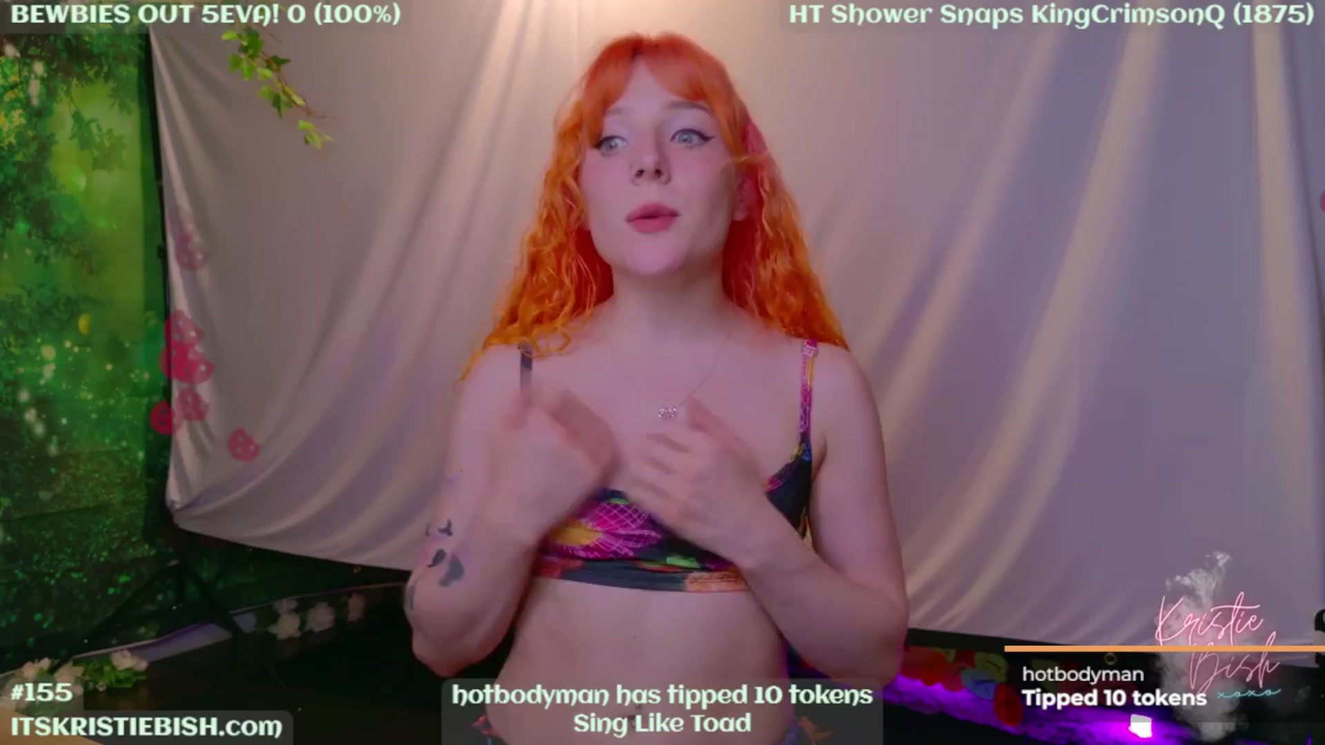 Gallery image thumbnail from KristieBish's myfreecams stream on, 04/05/2024, 05:04 image 1 of 20