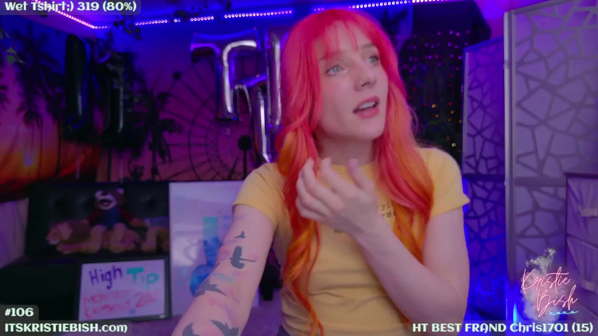Gallery image thumbnail from KristieBish's myfreecams stream on, 04/29/2024, 04:32 image 13 of 20