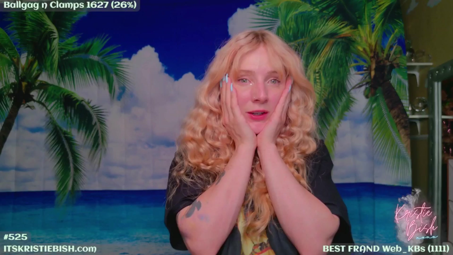 Gallery image thumbnail from KristieBish's myfreecams stream on, 08/02/2024, 05:34 image 18 of 20