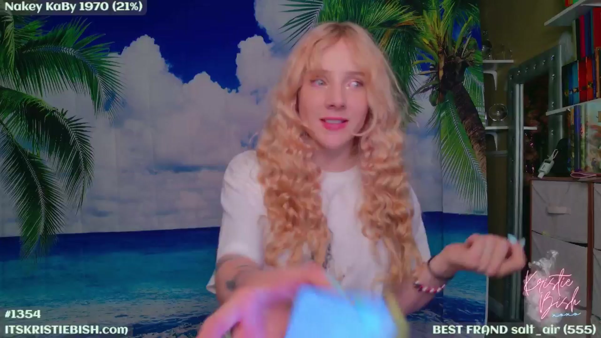 Gallery image thumbnail from KristieBish's myfreecams stream on, 08/02/2024, 05:34 image 4 of 20