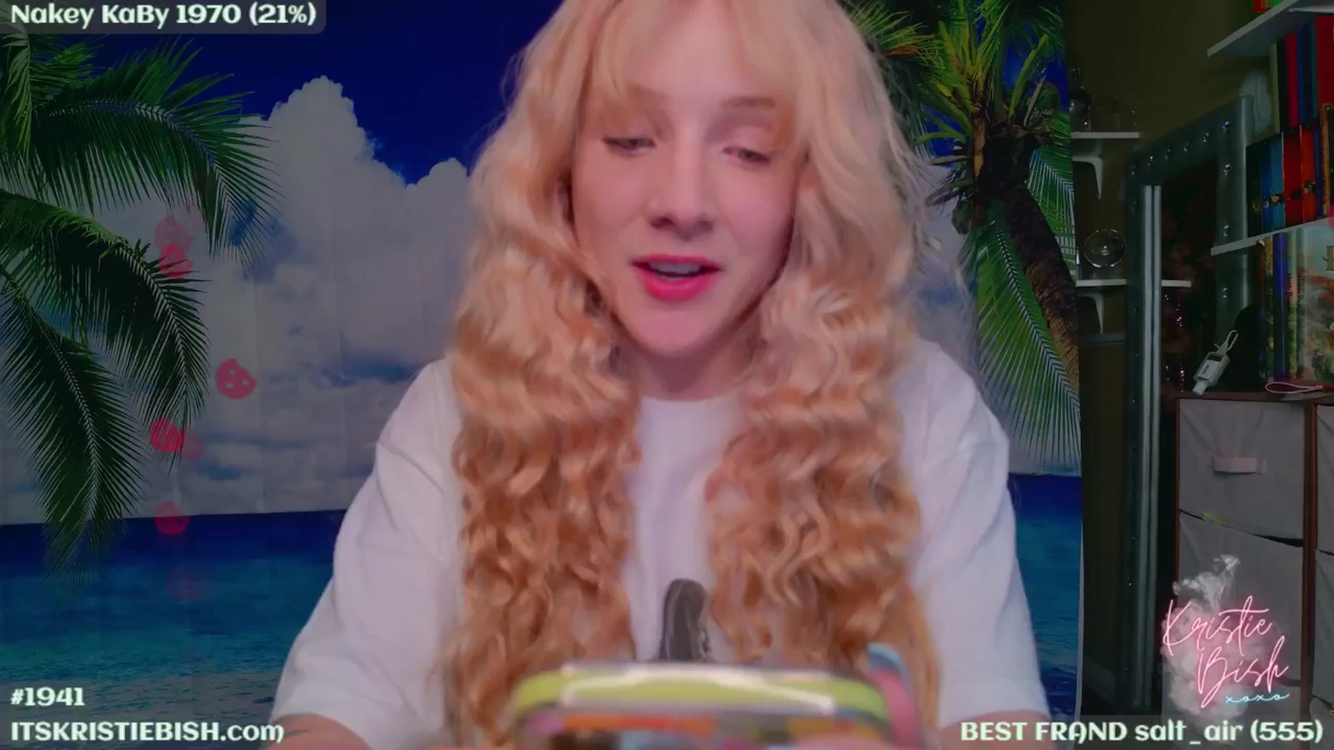 Gallery image thumbnail from KristieBish's myfreecams stream on, 08/02/2024, 05:34 image 1 of 20