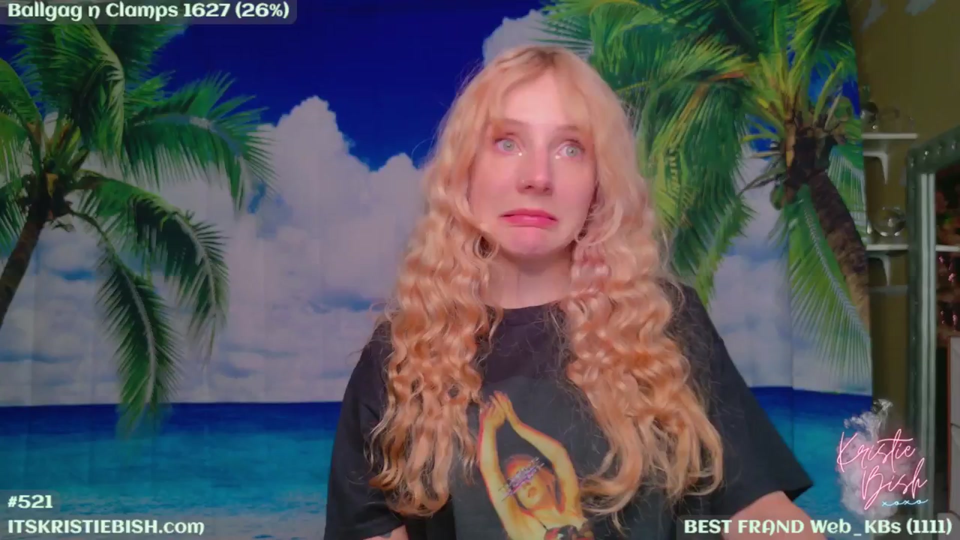 Gallery image thumbnail from KristieBish's myfreecams stream on, 08/02/2024, 05:34 image 17 of 20