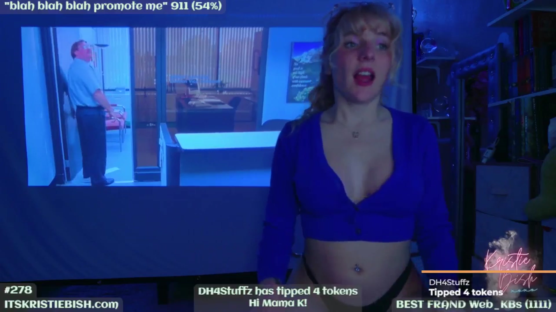 Gallery image thumbnail from KristieBish's myfreecams stream on, 08/03/2024, 07:39 image 14 of 20