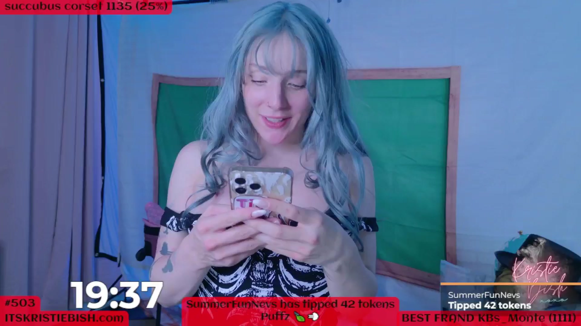 Gallery image thumbnail from KristieBish's myfreecams stream on, 08/22/2024, 06:06 image 12 of 20