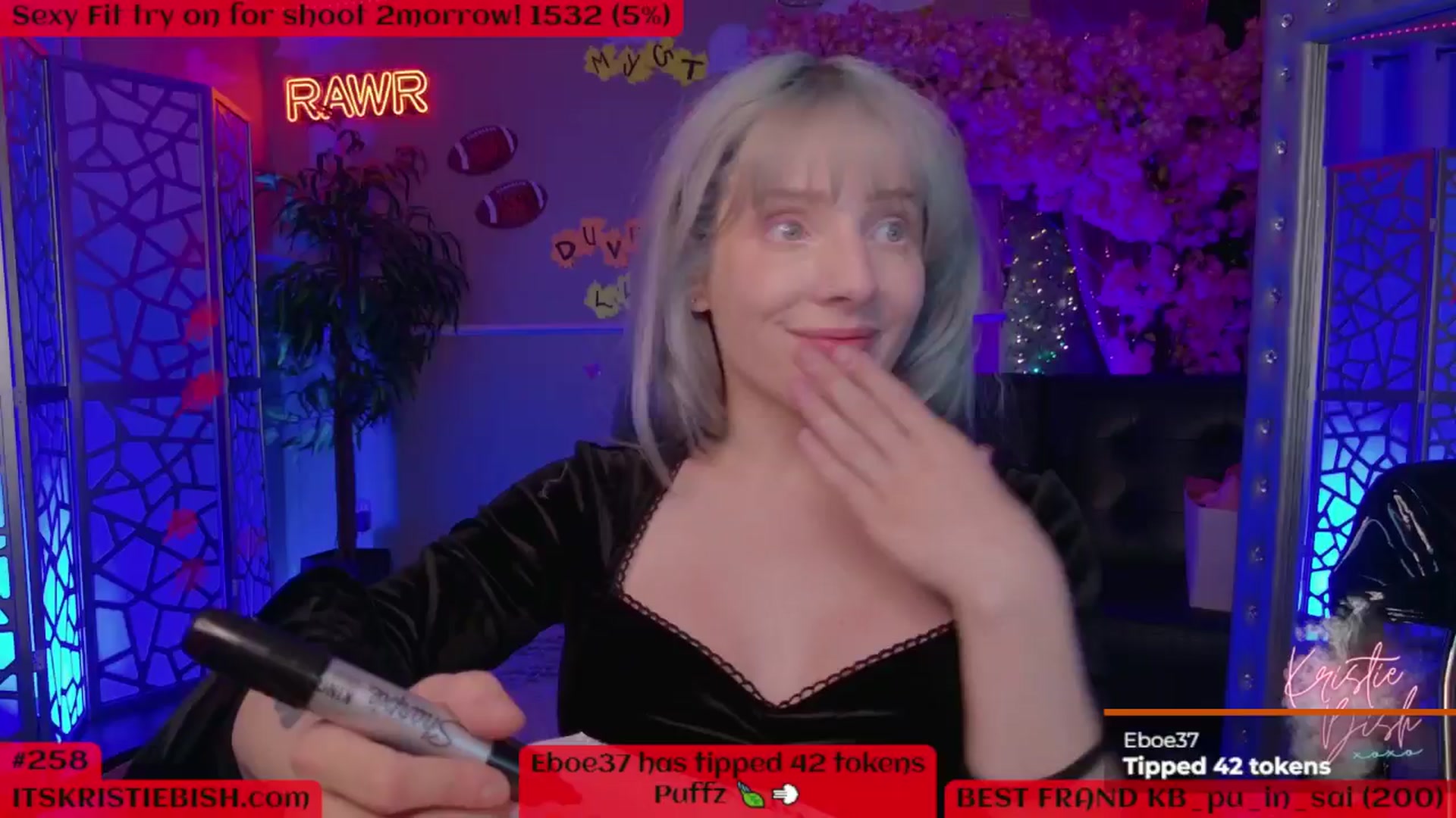 Gallery image thumbnail from KristieBish's myfreecams stream on, 09/02/2024, 04:13 image 13 of 20