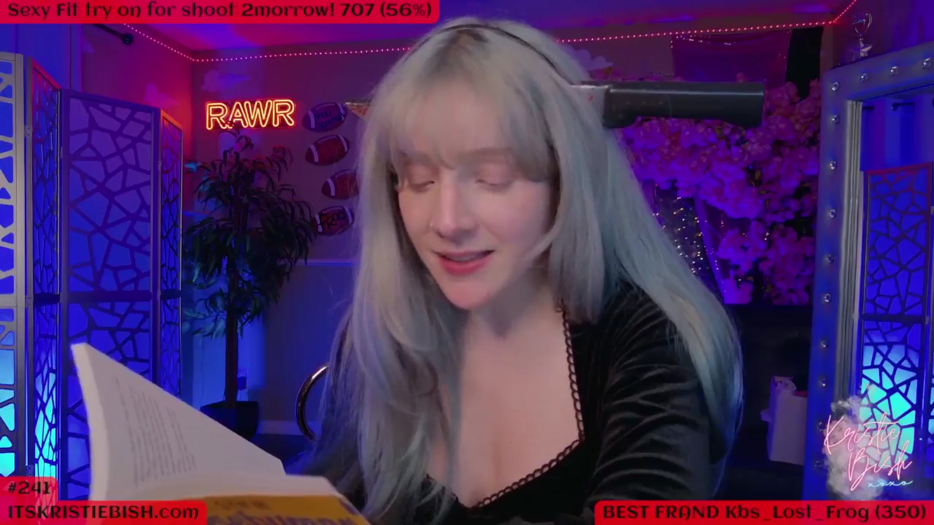 Gallery image thumbnail from KristieBish's myfreecams stream on, 09/02/2024, 06:00 image 16 of 20
