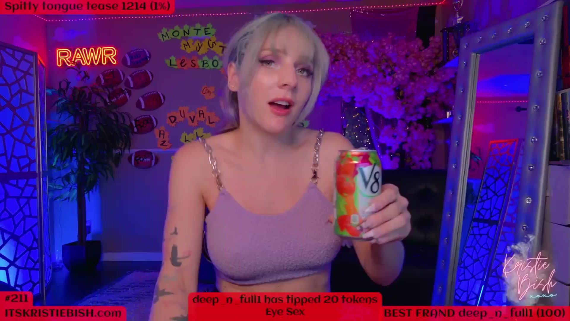Gallery image thumbnail from KristieBish's myfreecams stream on, 09/04/2024, 03:36 image 12 of 20