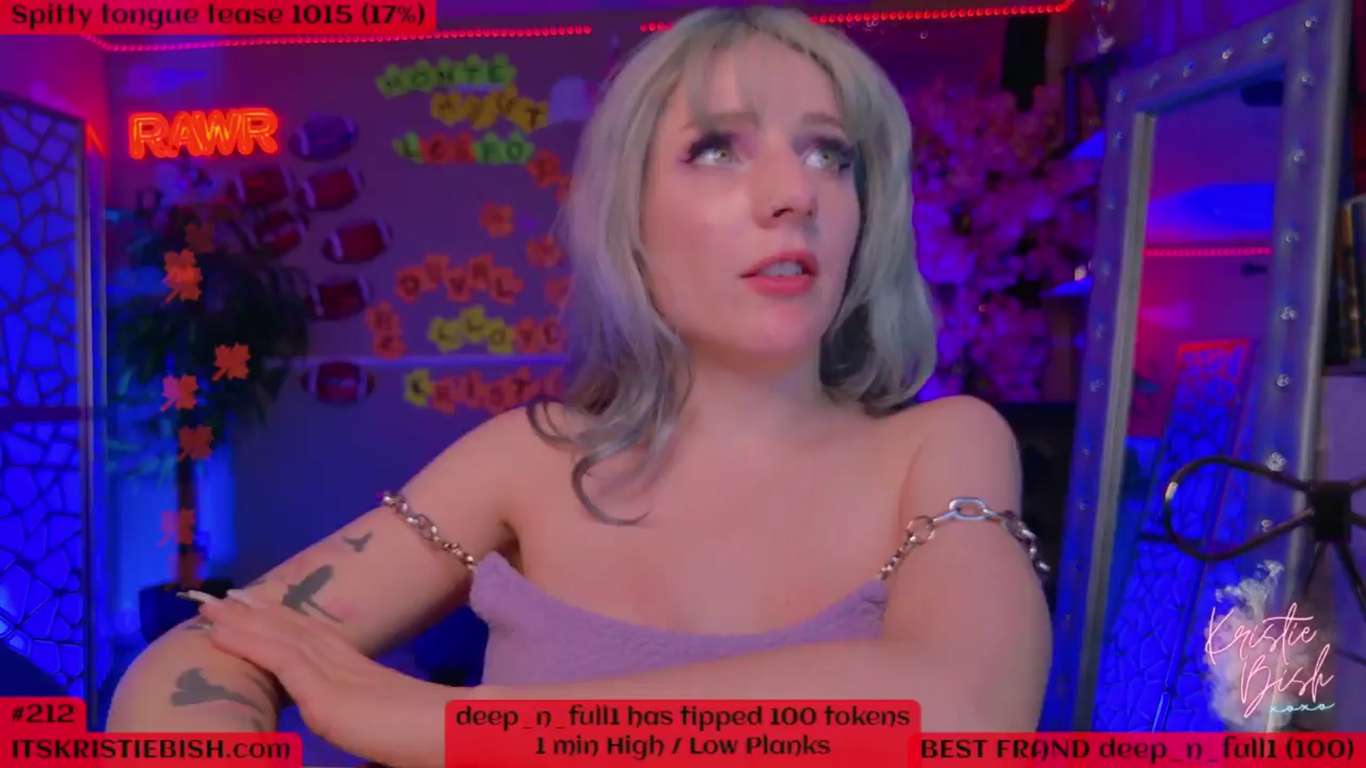 Gallery image thumbnail from KristieBish's myfreecams stream on, 09/04/2024, 05:00 image 2 of 20