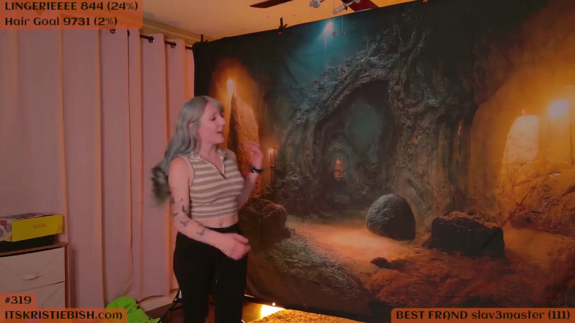 Gallery image thumbnail from KristieBish's myfreecams stream on, 09/10/2024, 04:09 image 10 of 20