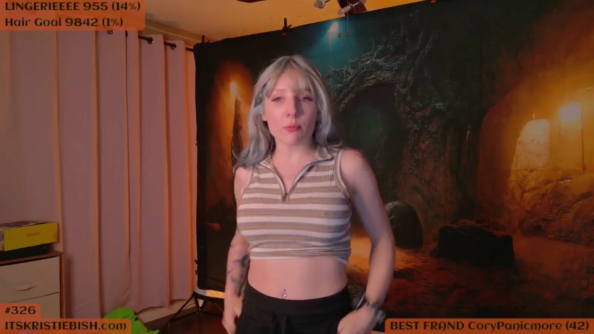 Gallery image thumbnail from KristieBish's myfreecams stream on, 09/10/2024, 04:09 image 2 of 20