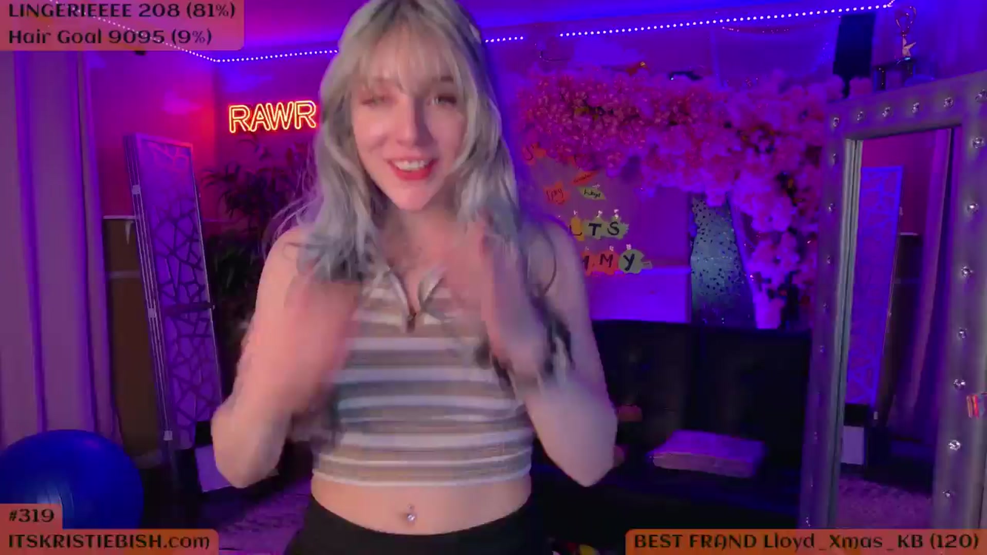 Gallery image thumbnail from KristieBish's myfreecams stream on, 09/10/2024, 04:34 image 15 of 20