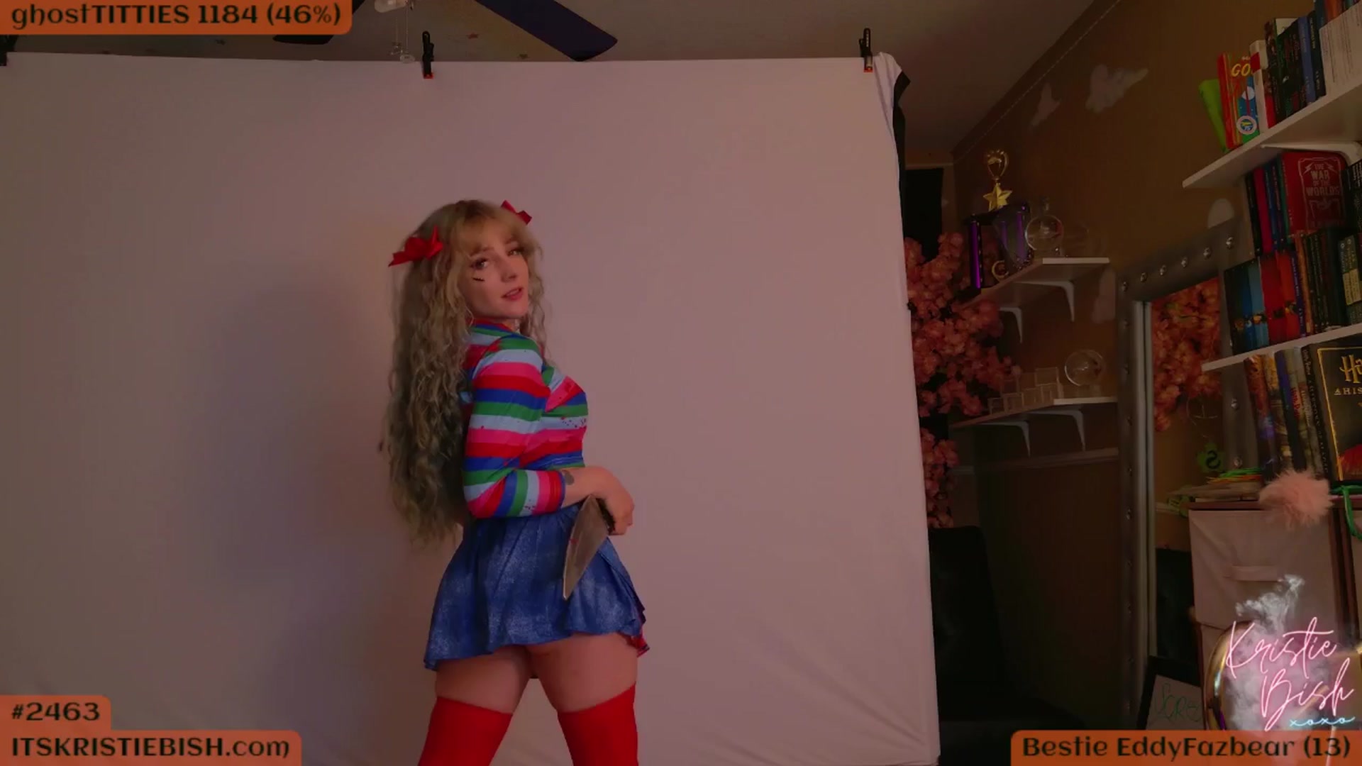 Gallery image thumbnail from KristieBish's myfreecams stream on, 10/03/2024, 04:47 image 1 of 20
