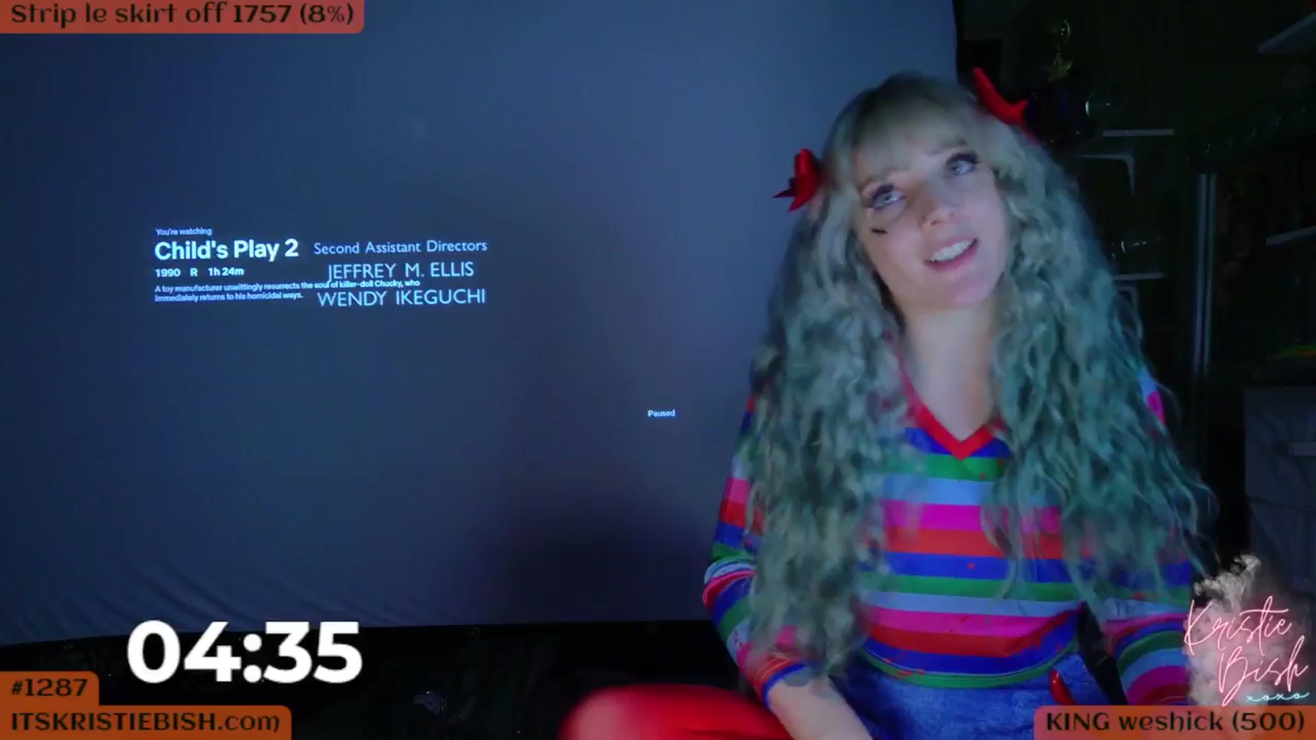 Gallery image thumbnail from KristieBish's myfreecams stream on, 10/03/2024, 06:10 image 13 of 20