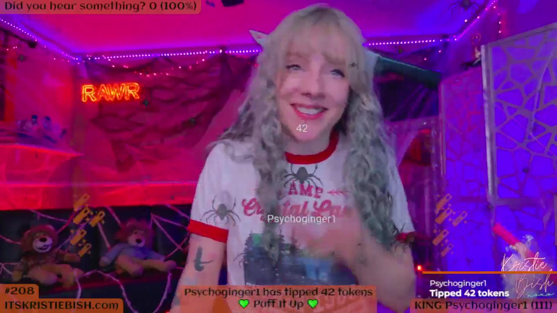 Gallery image thumbnail from KristieBish's myfreecams stream on, 10/07/2024, 04:04 image 12 of 20