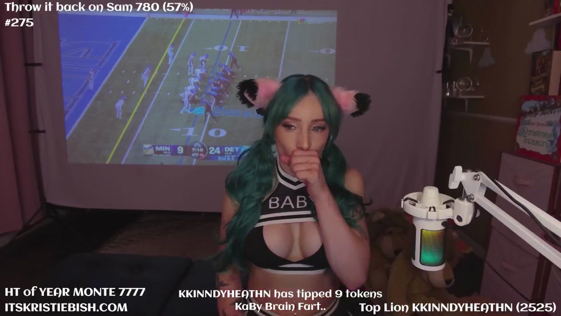 Gallery image thumbnail from KristieBish's myfreecams stream on, 01/06/2025, 04:14 image 8 of 20