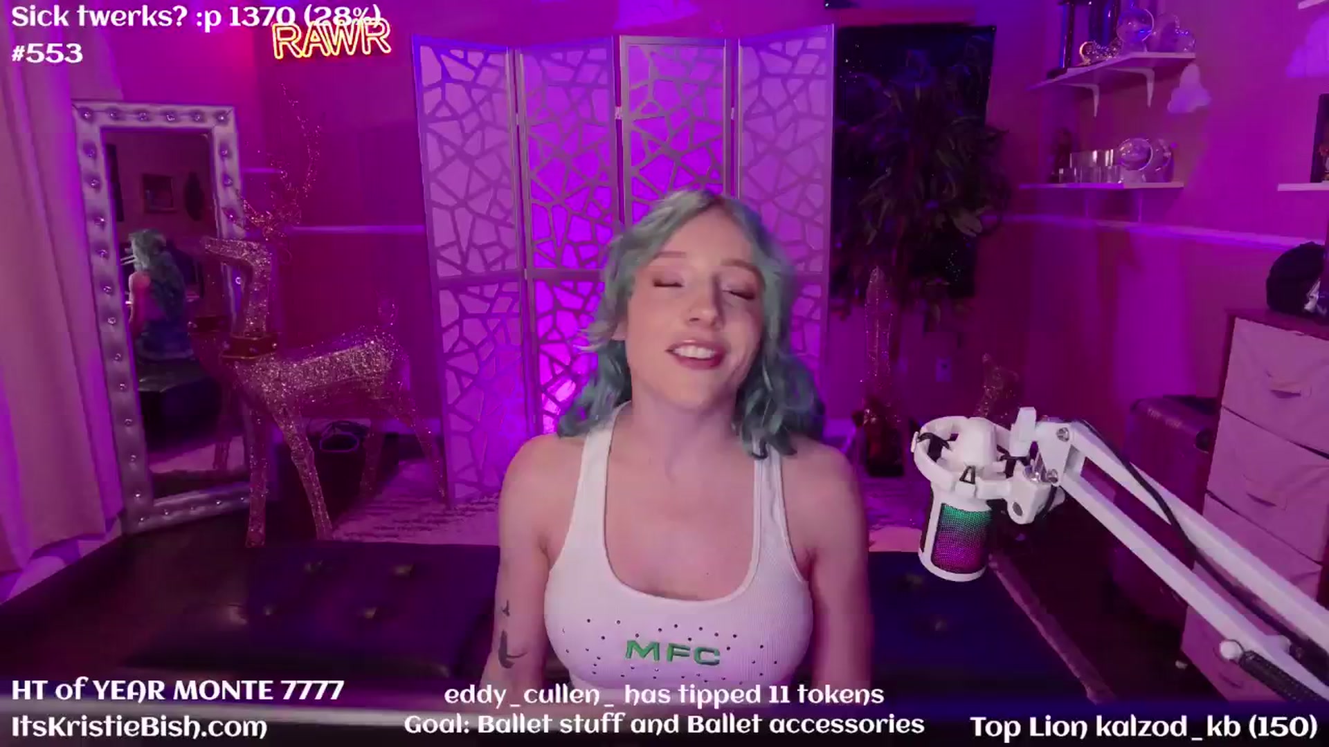 Gallery image thumbnail from KristieBish's myfreecams stream on, 01/31/2025, 05:28 image 1 of 20