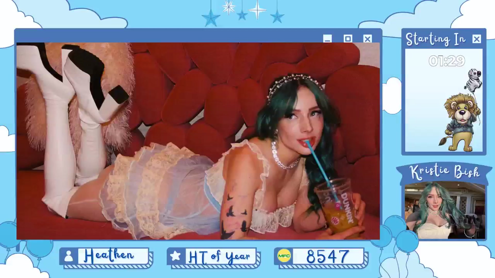 Gallery image thumbnail from KristieBish's myfreecams stream on, 02/16/2025, 07:20 image 1 of 20