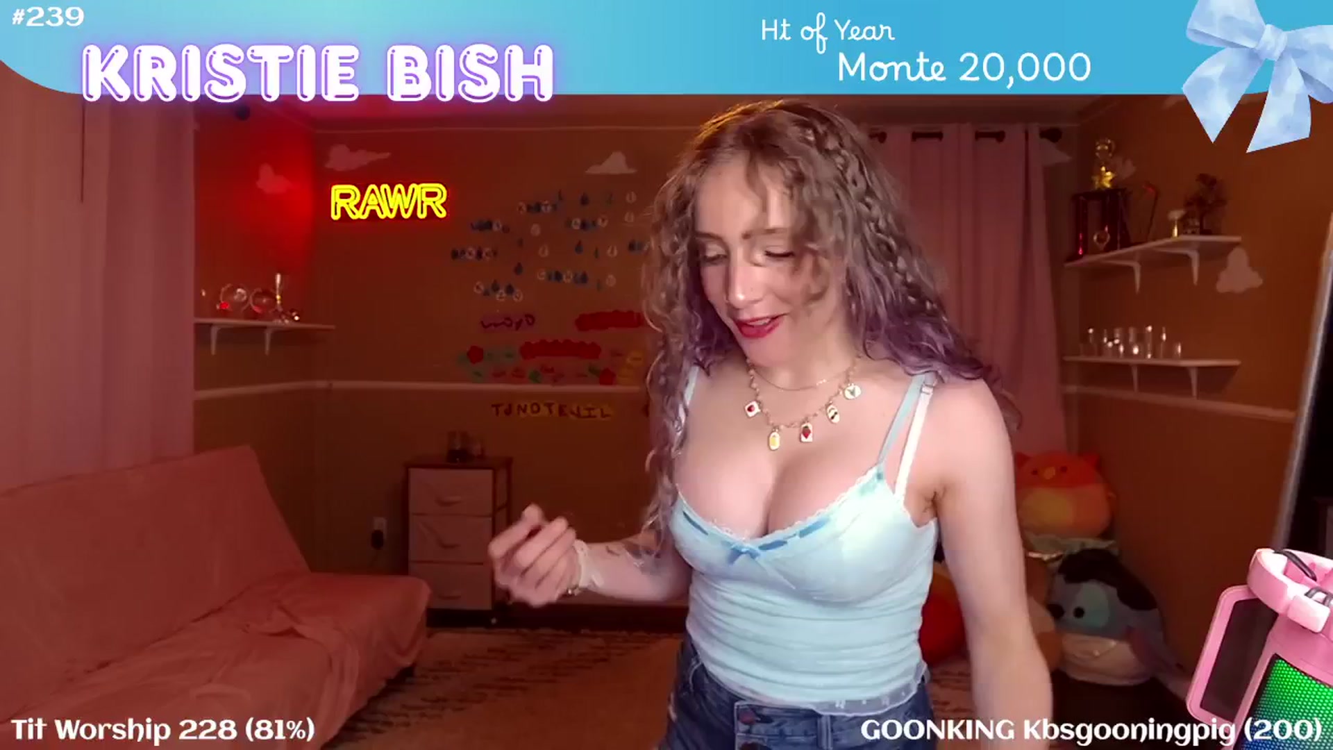Gallery image thumbnail from KristieBish's myfreecams stream on, 04/01/2025, 04:05 image 18 of 20