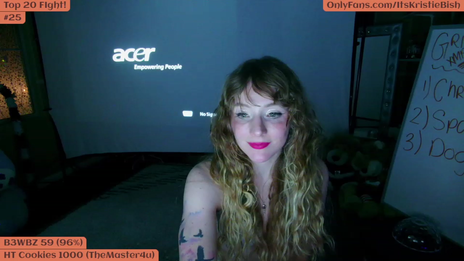 Gallery image thumbnail from Kristiemas's myfreecams stream on, 11/29/2022, 08:43 image 17 of 20