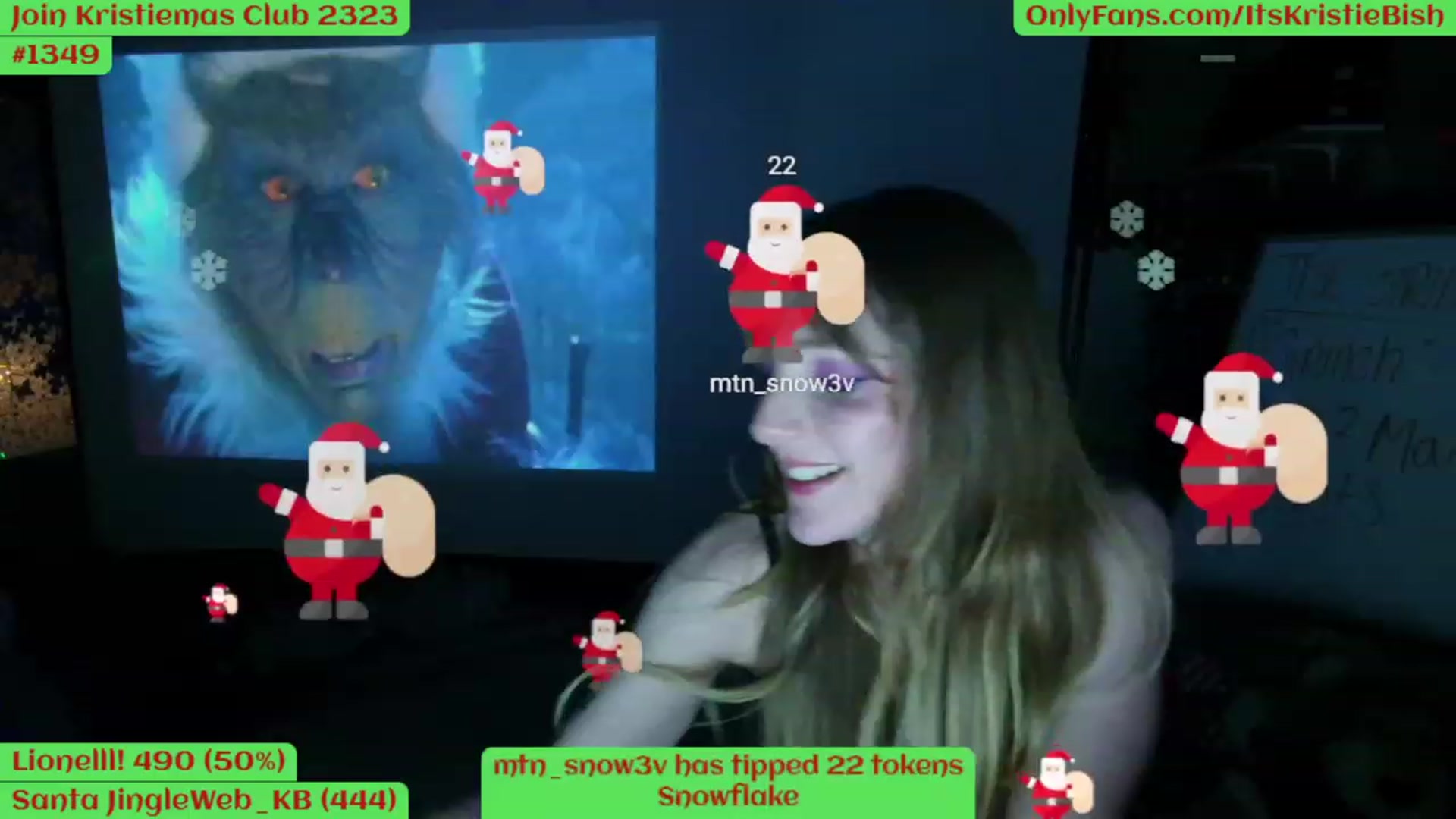 Gallery image thumbnail from Kristiemas's myfreecams stream on, 12/21/2022, 05:20 image 18 of 20