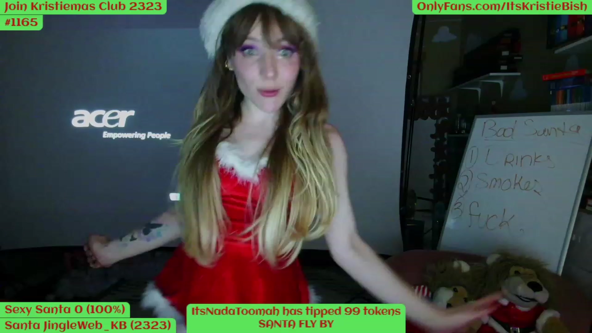 Gallery image thumbnail from Kristiemas's myfreecams stream on, 12/21/2022, 07:54 image 1 of 20