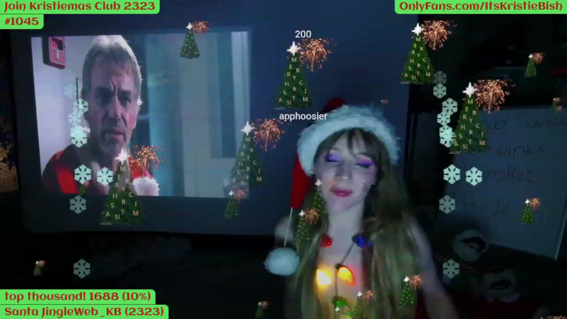 Gallery image thumbnail from Kristiemas's myfreecams stream on, 12/21/2022, 07:54 image 18 of 20
