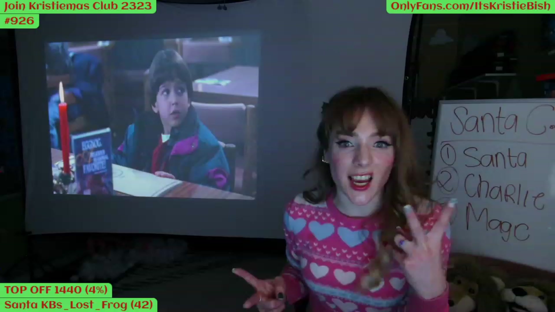 Gallery image thumbnail from Kristiemas's myfreecams stream on, 12/22/2022, 05:57 image 19 of 20