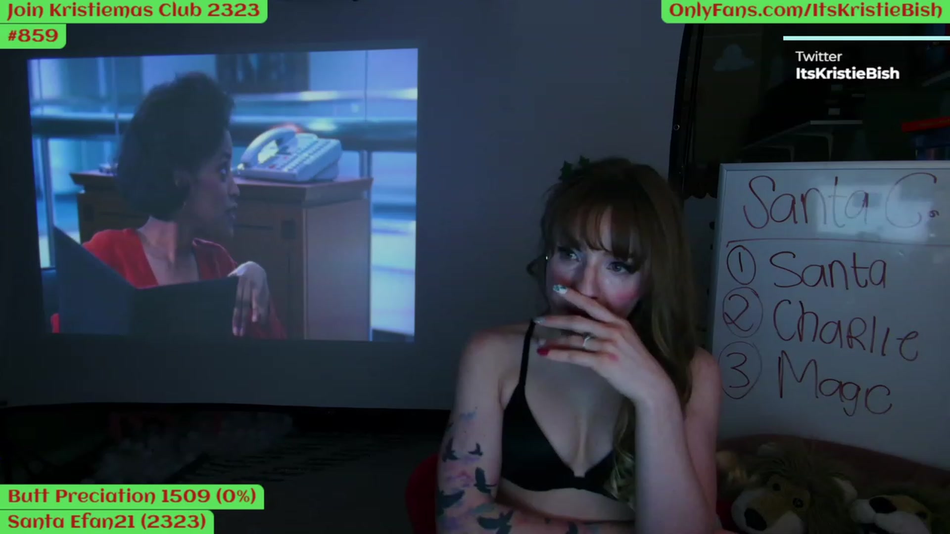 Gallery image thumbnail from Kristiemas's myfreecams stream on, 12/22/2022, 07:56 image 6 of 20