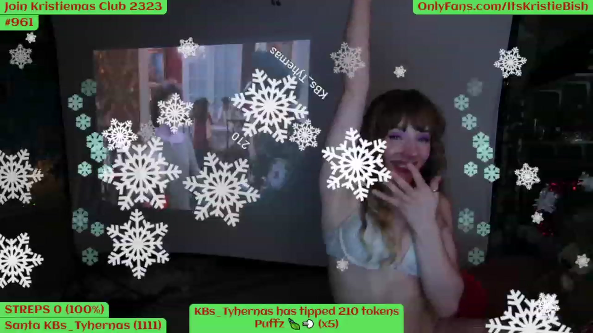 Gallery image thumbnail from Kristiemas's myfreecams stream on, 12/30/2022, 09:23 image 9 of 20