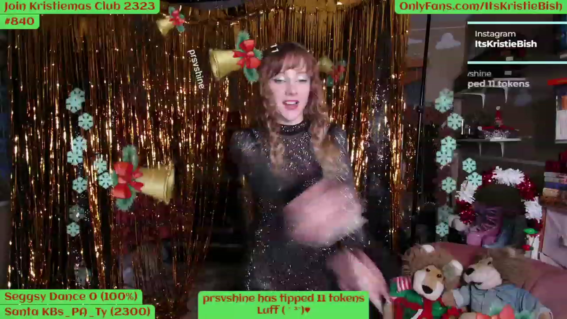 Gallery image thumbnail from Kristiemas's myfreecams stream on, 01/01/2023, 04:17 image 13 of 20