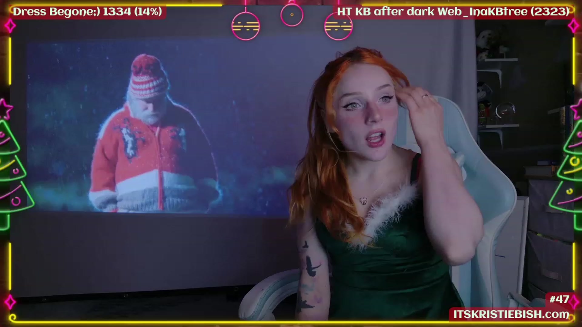 Gallery image thumbnail from Kristiemas's myfreecams stream on, 12/02/2023, 07:08 image 16 of 20