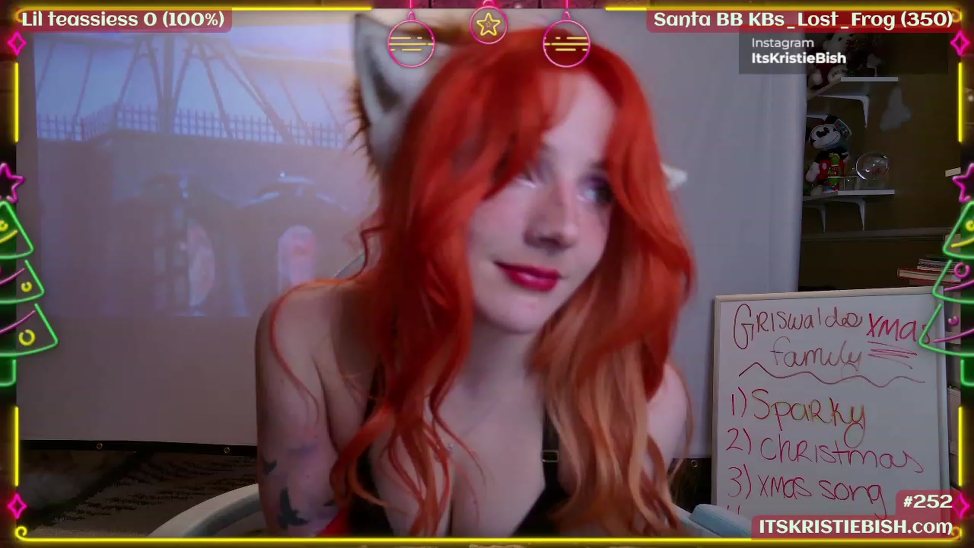 Gallery image thumbnail from Kristiemas's myfreecams stream on, 12/09/2023, 05:44 image 16 of 20